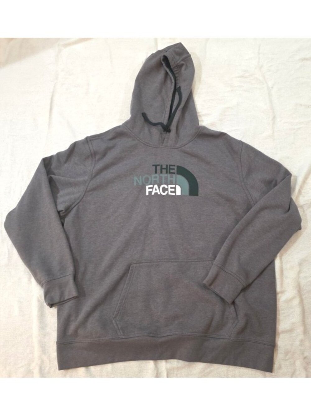 The North Face Men's Tekno Gray 3XL Paintbrush Hoodie Pullover 721556 Great Cond